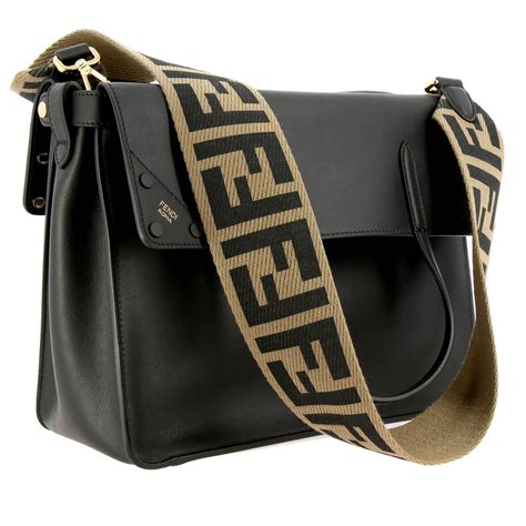 fendi grey bag strap|fendi crossbody strap shoulder bags.